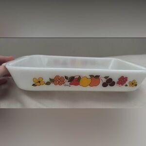 Anchor Hocking hildi fruit casserole dish 6x10